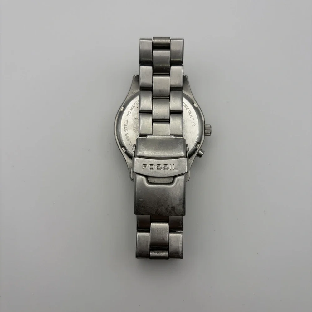 Fossil Kaleido University of Texas Stainless Steel Watch Needs Battery 35mm